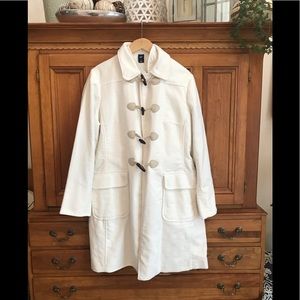 ❤️ Gorgeous Gap Winter white Wool Coat XL ❤️